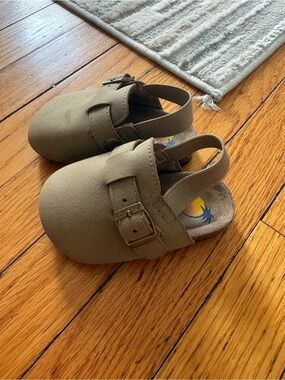 Kids Brown Slingback Buckle Clog - Unbranded
